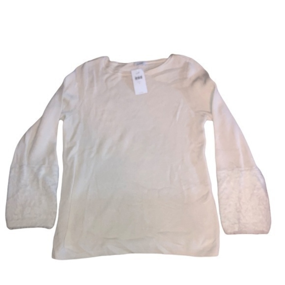 J. Jill cream “barley” knit sweater nwt $109
